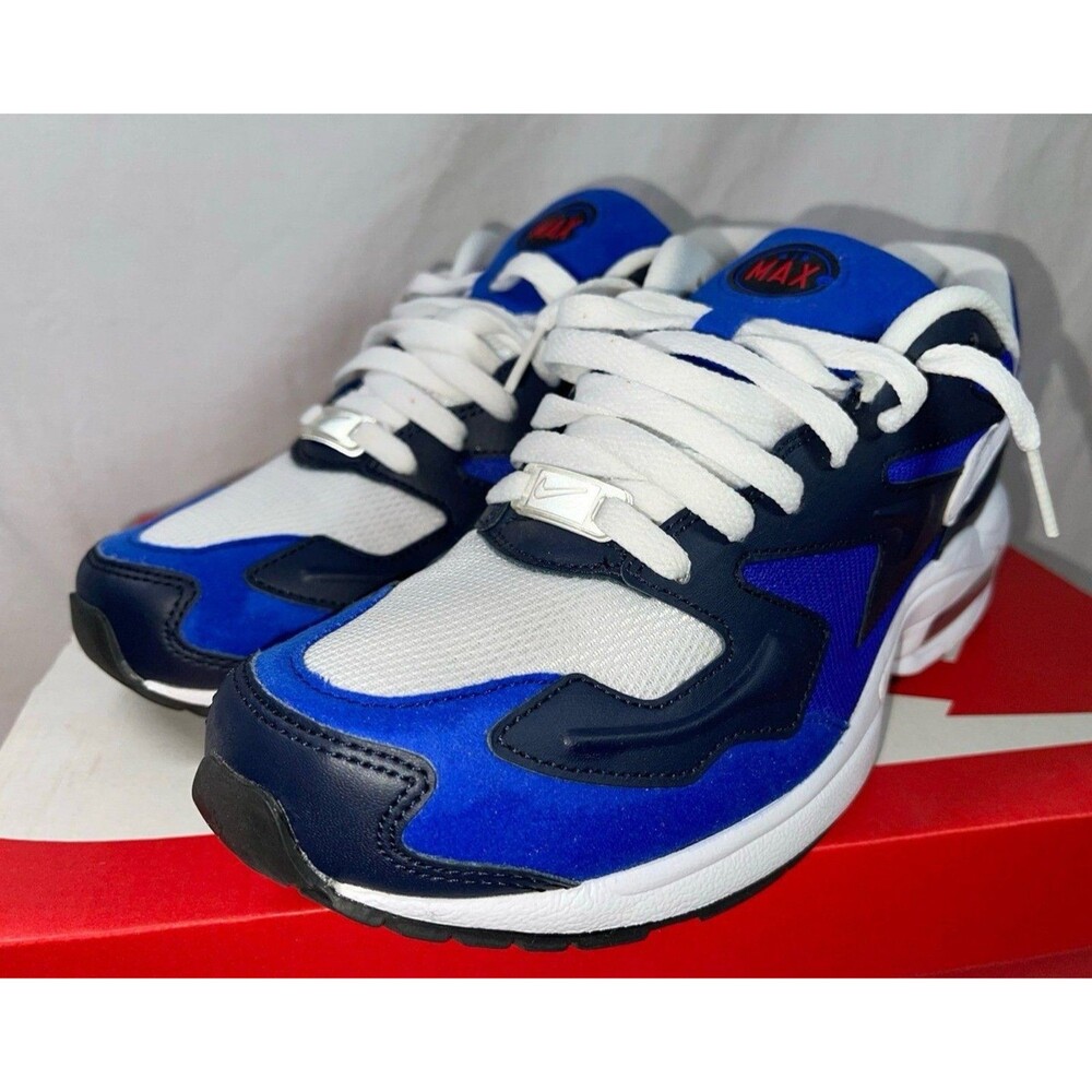 Nike Air Max 2 Light Mens Sneakers Size 8.5 Racer‎ Blue/White-Obsidian Shoe